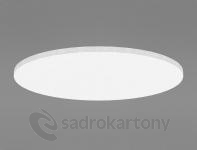 Ecophon Solo Circle voln zaven panel  800x40mm White frost